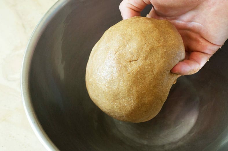 Kneading the dough for Mahamri, a yummy and beautiful Kenyan Cardamom Beignets or Doughnut