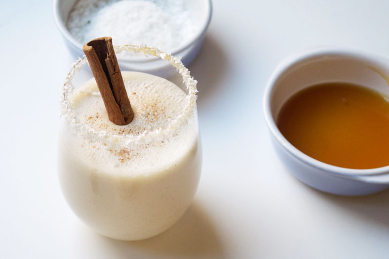 This is Coquito, a delicious Puerto Rican Coconut Milk-Based Eggnog