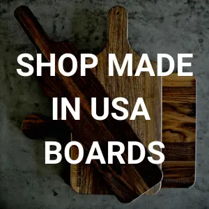 Explore our collection of beautiful made in USA walnut cutting boards